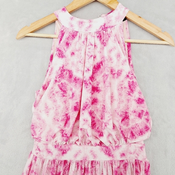 INC International Concepts Pink Heritage Maxi Dress  P396 - Picture 3 of 7